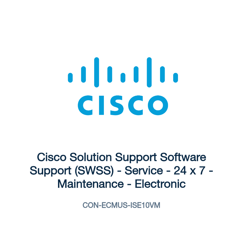 CON-ECMUS-ISE10VM: Cisco Solution Support Software Support (SWSS)