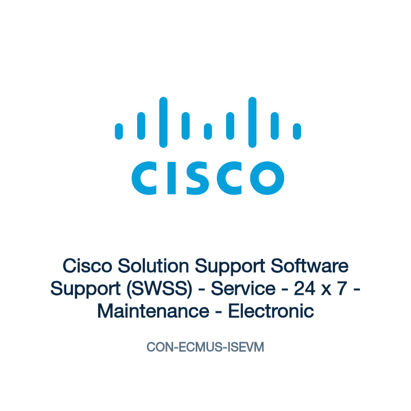 CON-ECMUS-ISEVM: Cisco Solution Support Software Support (SWSS)