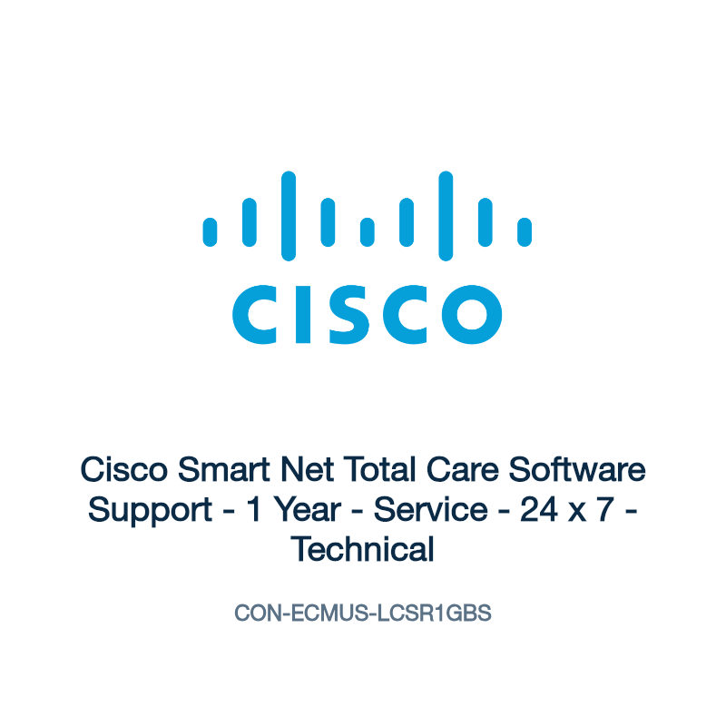 CON-ECMUS-LCSR1GBS: Cisco Smart Net Total Care Software Support