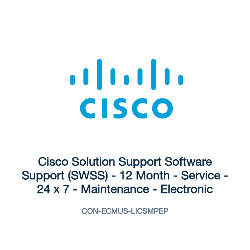 CON-ECMUS-LICSMPEP: Cisco Solution Support Software Support (SWSS)