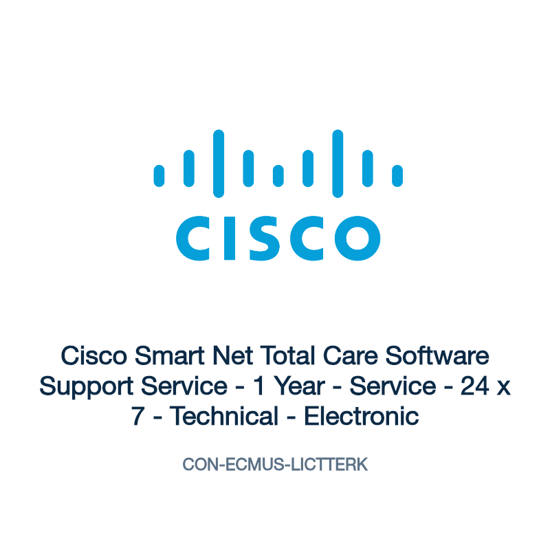 CON-ECMUS-LICTTERK: Cisco Smart Net Total Care Software Support Service