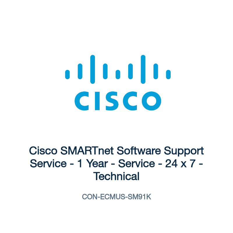 CON-ECMUS-SM91K: Cisco SMARTnet Software Support Service
