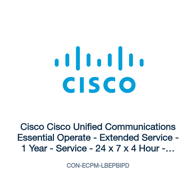 CON-ECPM-LBEPBIPD: Cisco Cisco Unified Communications Essential Operate