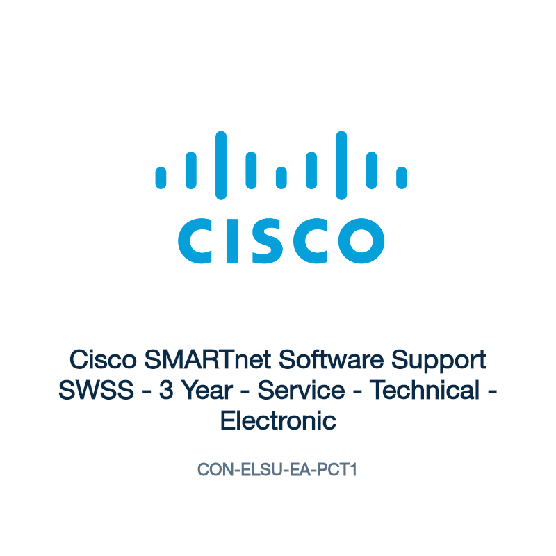 CON-ELSU-EA-PCT1: Cisco SMARTnet Software Support SWSS