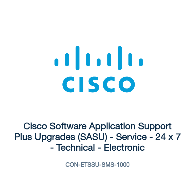 CON-ETSSU-SMS-1000: Cisco Software Application Support Plus Upgrades (SASU)