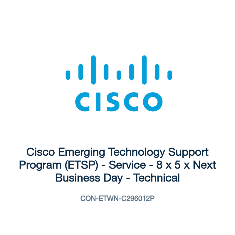 CON-ETWN-C296012P: Cisco Emerging Technology Support Program (ETSP)