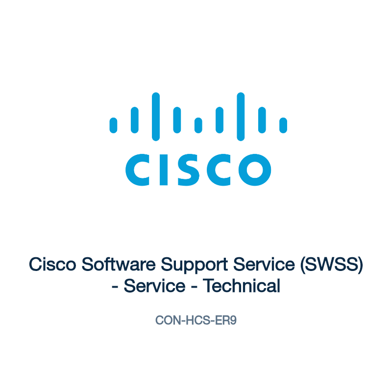 CON-HCS-ER9: Cisco Software Support Service (SWSS)