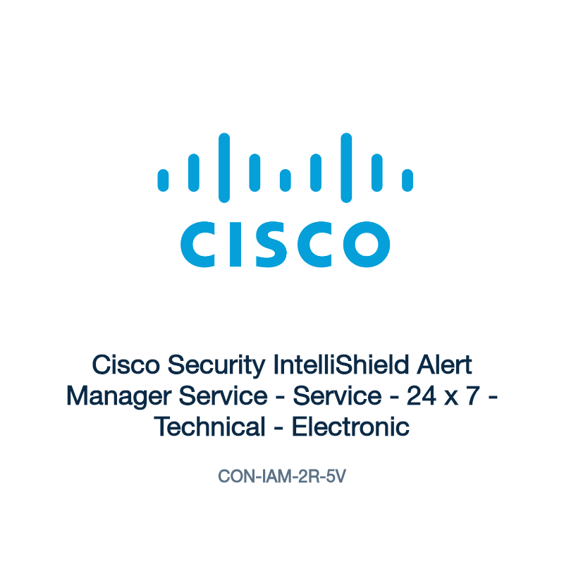 CON-IAM-2R-5V: Cisco Security IntelliShield Alert Manager Service