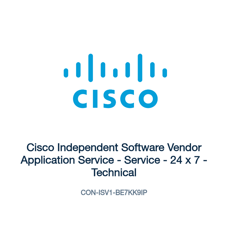 CON-ISV1-BE7KK9IP: Cisco Independent Software Vendor Application Service