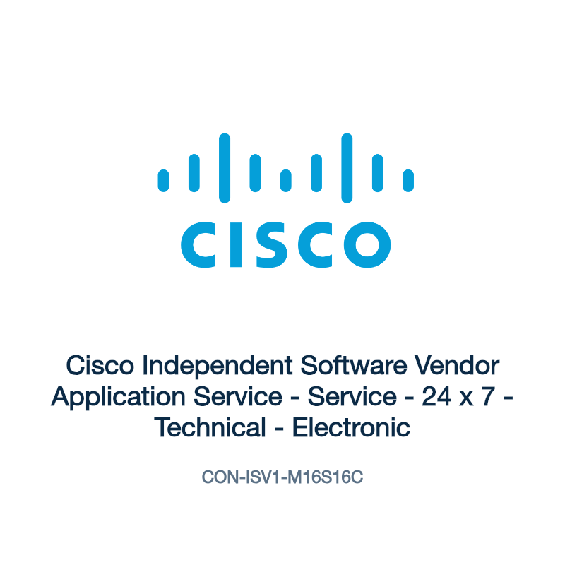 CON-ISV1-M16S16C: Cisco Independent Software Vendor Application Service
