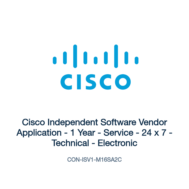 CON-ISV1-M16SA2C: Cisco Independent Software Vendor Application