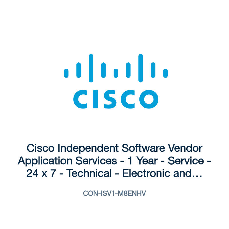 CON-ISV1-M8ENHV: Cisco Independent Software Vendor Application Services