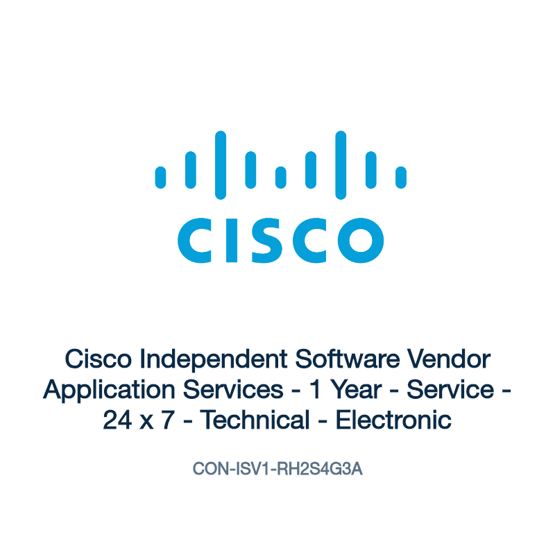 CON-ISV1-RH2S4G3A: Cisco Independent Software Vendor Application Services