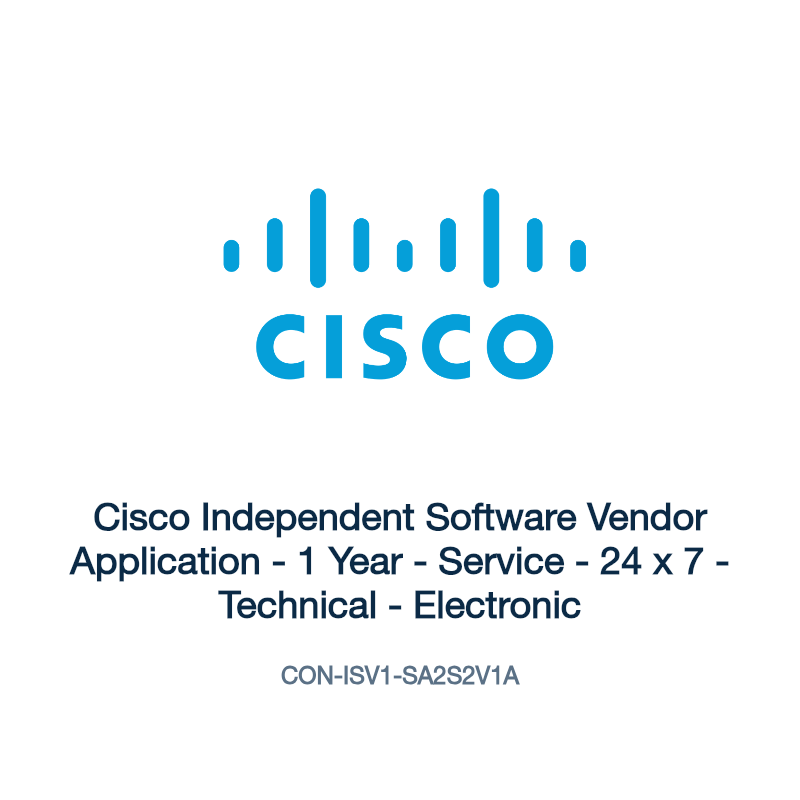 CON-ISV1-SA2S2V1A: Cisco Independent Software Vendor Application