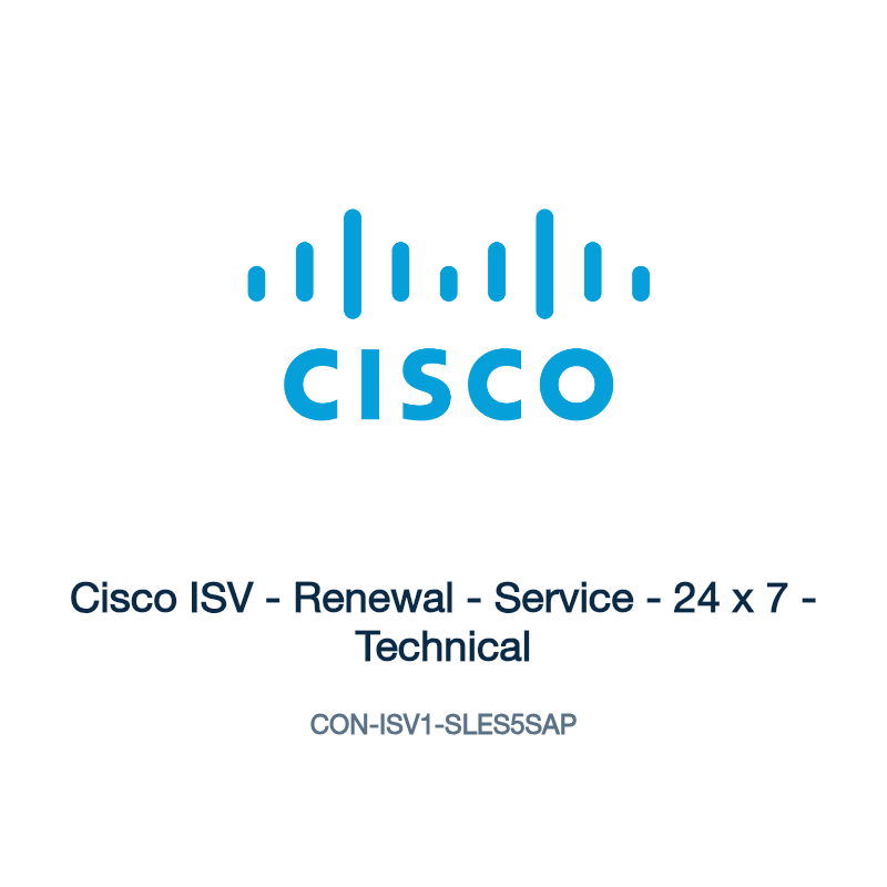 CON-ISV1-SLES5SAP: Cisco ISV - Renewal - Service - 24 x 7 - Technical