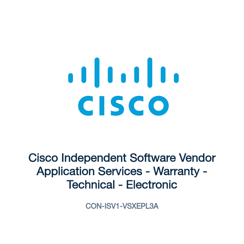 CON-ISV1-VSXEPL3A: Cisco Independent Software Vendor Application Services