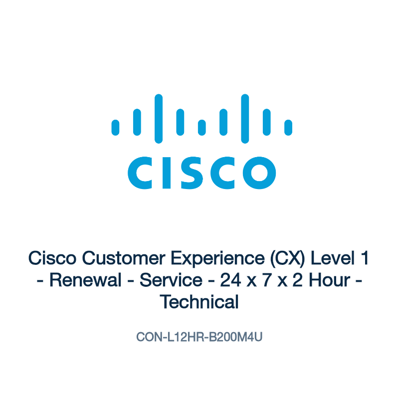 CON-L12HR-B200M4U: Cisco Customer Experience (CX) Level 1