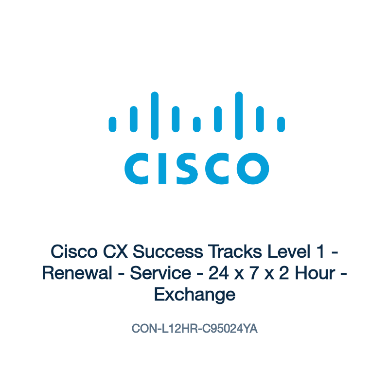 CON-L12HR-C95024YA: Cisco CX Success Tracks Level 1