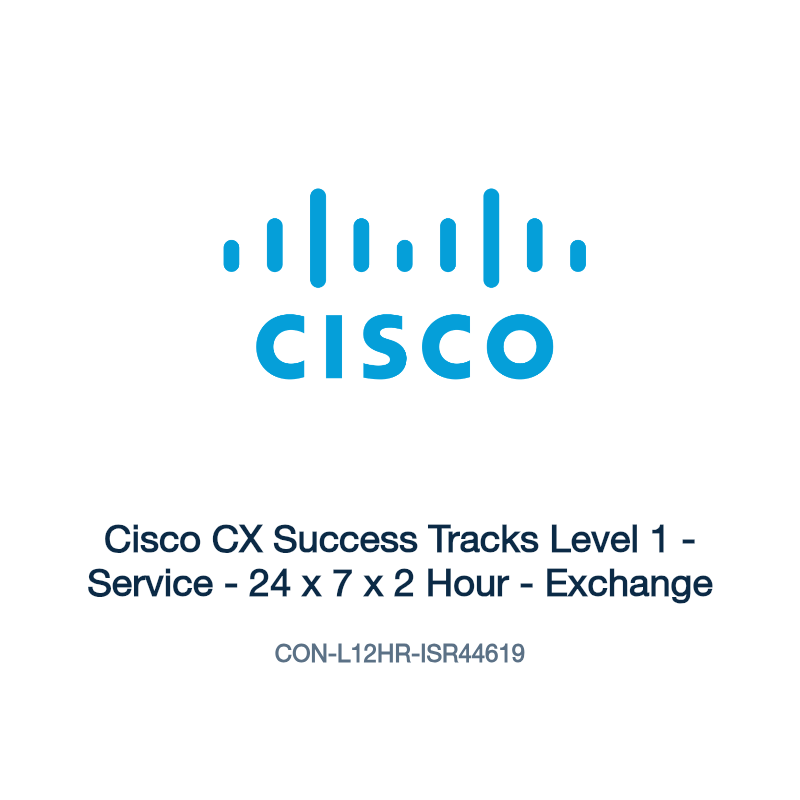 CON-L12HR-ISR44619: Cisco CX Success Tracks Level 1