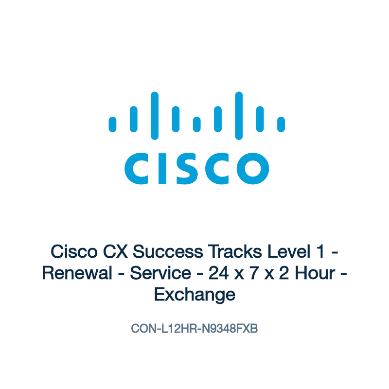 CON-L12HR-N9348FXB: Cisco CX Success Tracks Level 1