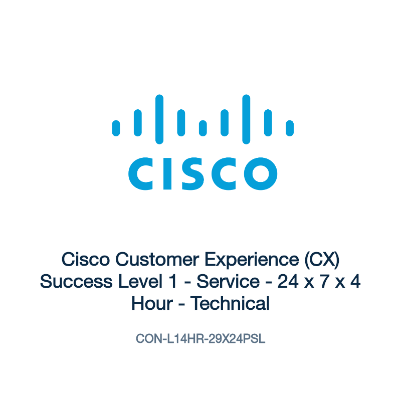 CON-L14HR-29X24PSL: Cisco Customer Experience (CX) Success Level 1
