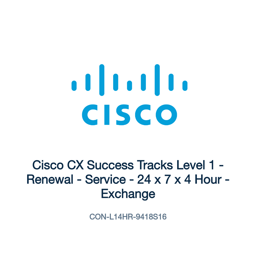 CON-L14HR-9418S16: Cisco CX Success Tracks Level 1