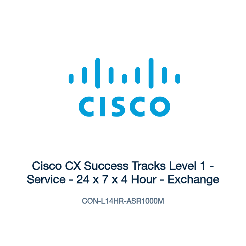 CON-L14HR-ASR1000M: Cisco CX Success Tracks Level 1