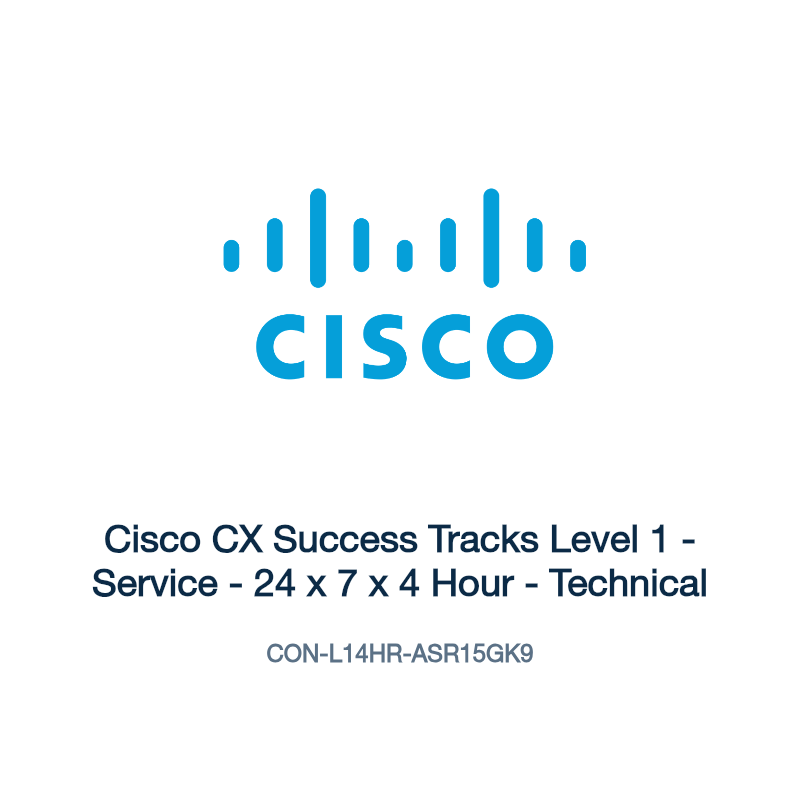 CON-L14HR-ASR15GK9: Cisco CX Success Tracks Level 1