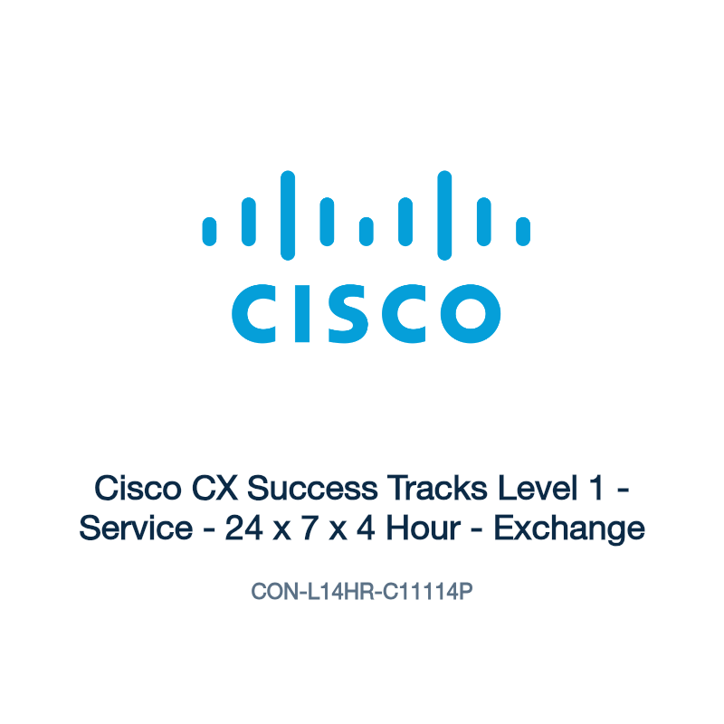 CON-L14HR-C11114P: Cisco CX Success Tracks Level 1