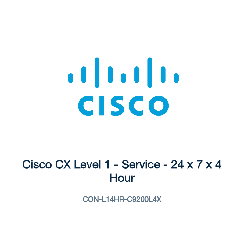 CON-L14HR-C9200L4X: Cisco CX Level 1