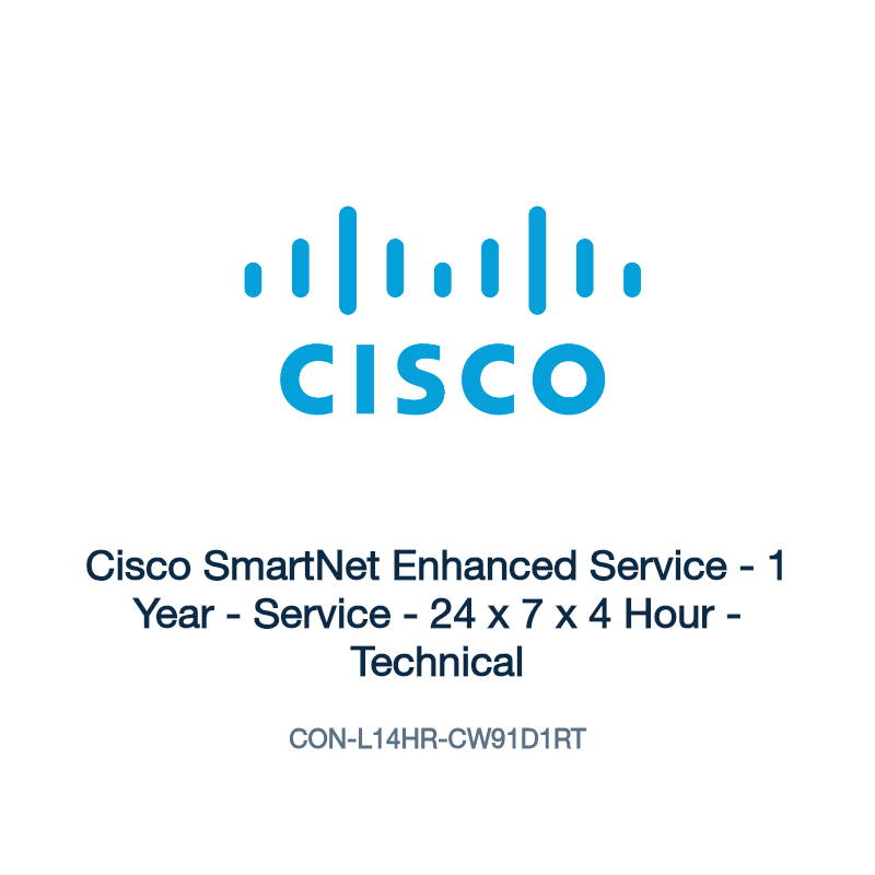CON-L14HR-CW91D1RT: Cisco SmartNet Enhanced Service