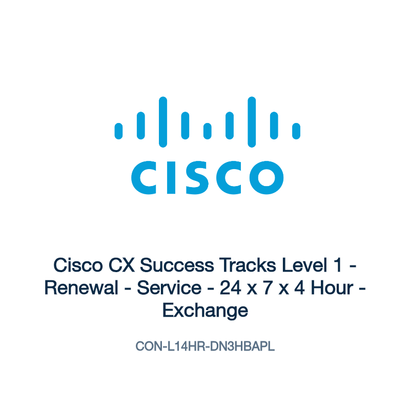 CON-L14HR-DN3HBAPL: Cisco CX Success Tracks Level 1