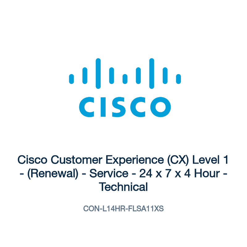 CON-L14HR-FLSA11XS: Cisco Customer Experience (CX) Level 1