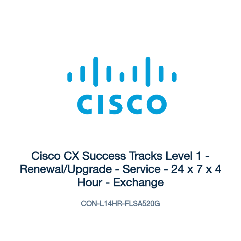 CON-L14HR-FLSA520G: Cisco CX Success Tracks Level 1