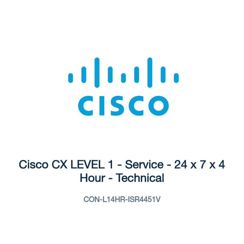 CON-L14HR-ISR4451V: Cisco CX LEVEL 1