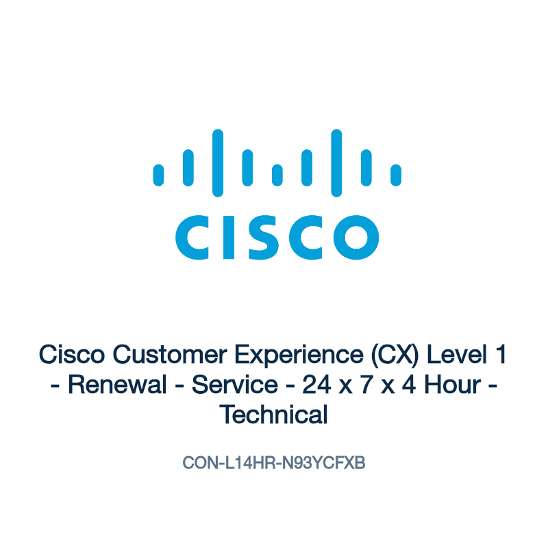 CON-L14HR-N93YCFXB: Cisco Customer Experience (CX) Level 1