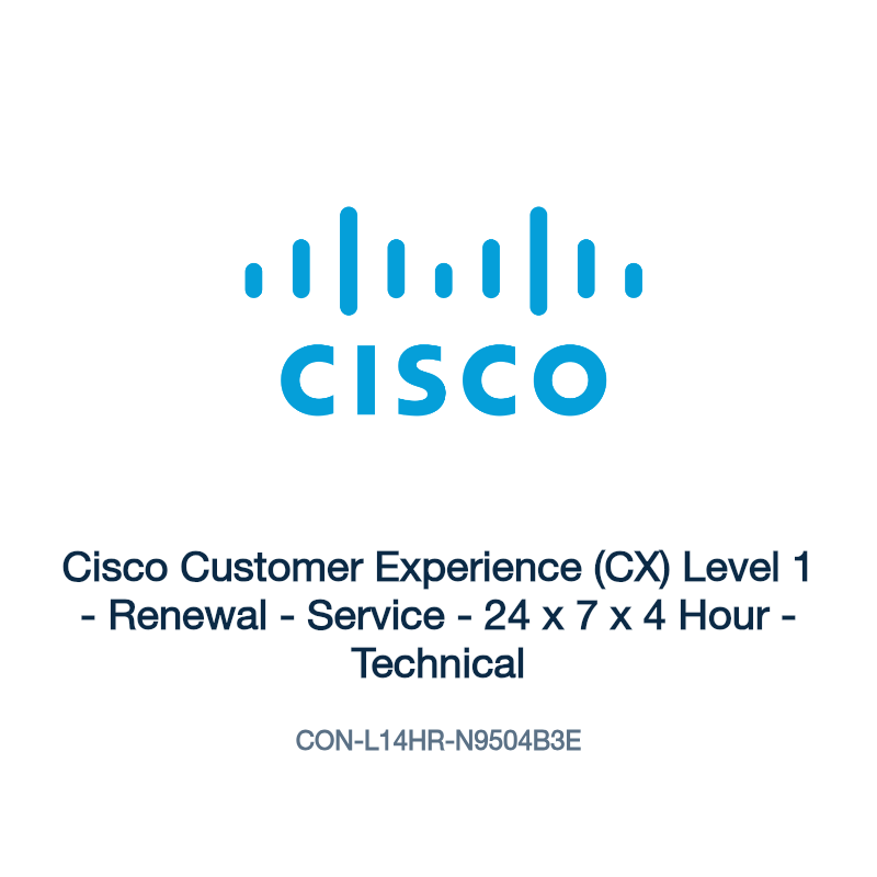 CON-L14HR-N9504B3E: Cisco Customer Experience (CX) Level 1