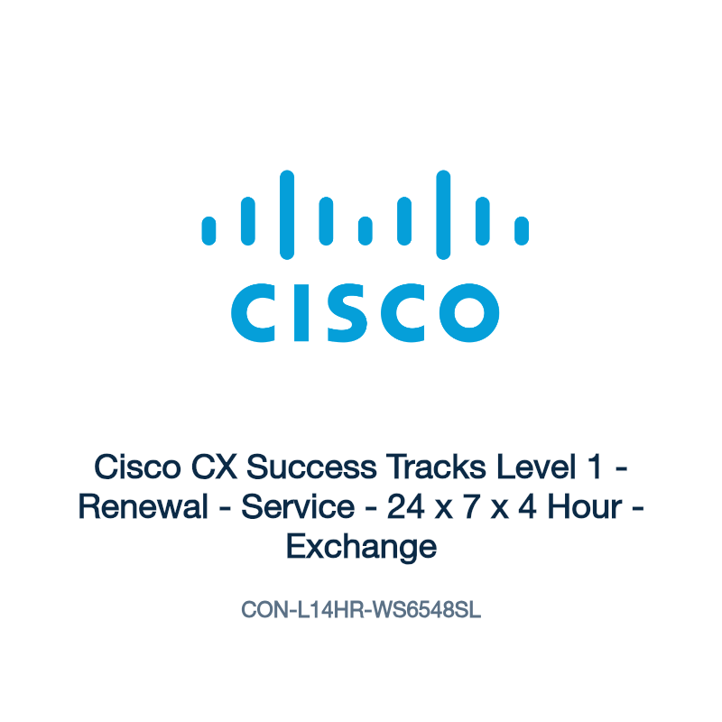 CON-L14HR-WS6548SL: Cisco CX Success Tracks Level 1