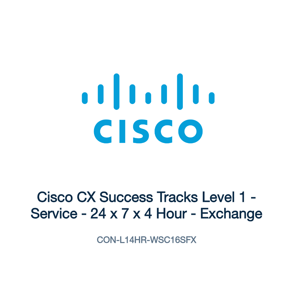 CON-L14HR-WSC16SFX: Cisco CX Success Tracks Level 1