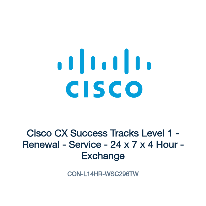 CON-L14HR-WSC296TW: Cisco CX Success Tracks Level 1