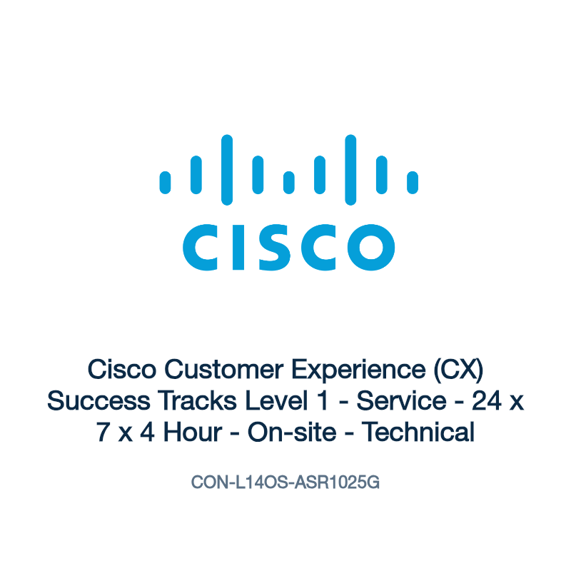CON-L14OS-ASR1025G: Cisco Customer Experience (CX) Success Tracks Level 1