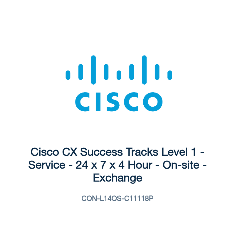 CON-L14OS-C11118P: Cisco CX Success Tracks Level 1