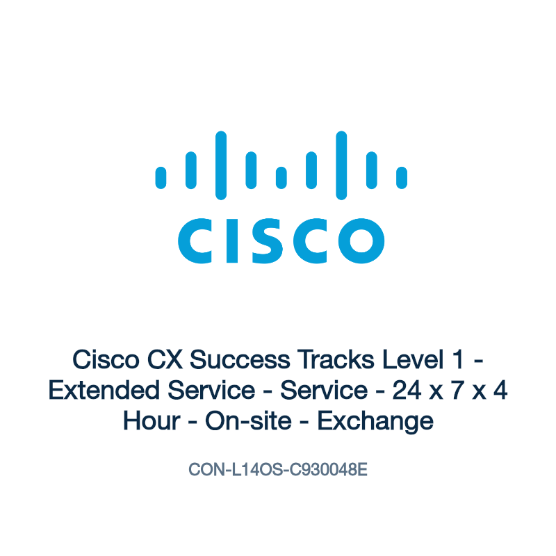 CON-L14OS-C930048E: Cisco CX Success Tracks Level 1