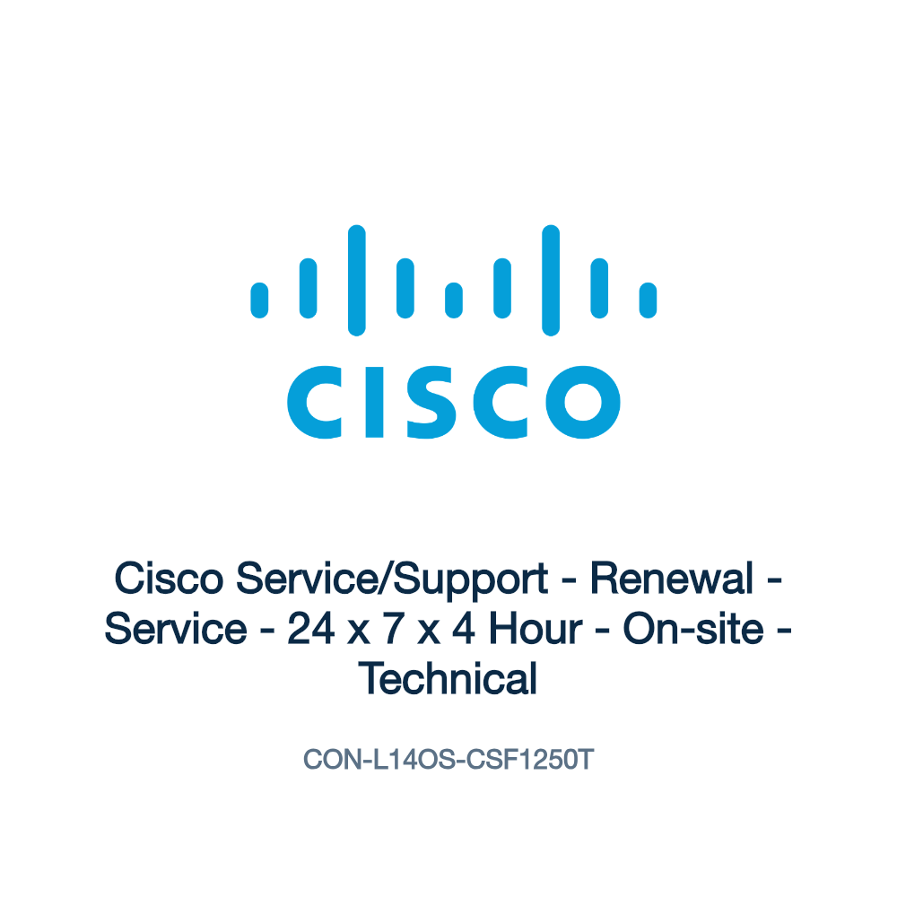 CON-L14OS-CSF1250T: Cisco Service/Support