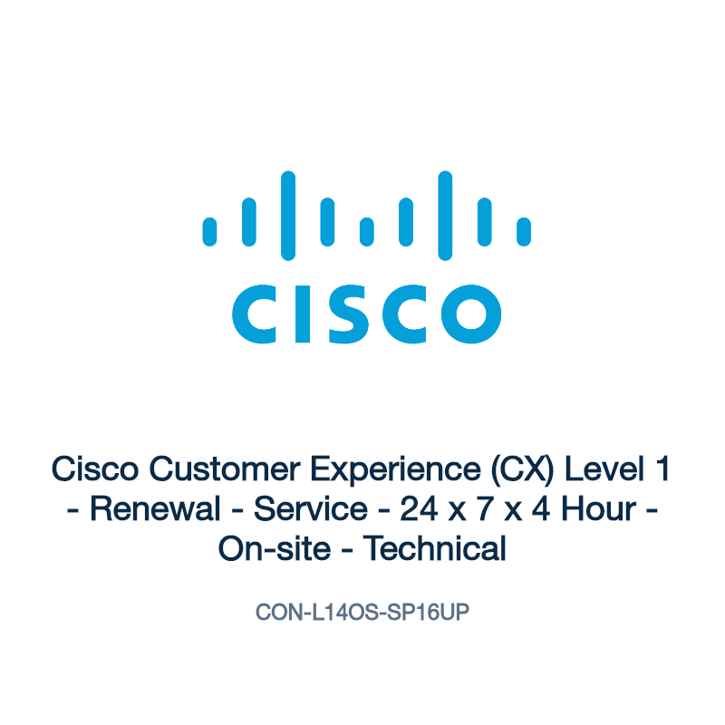 CON-L14OS-SP16UP: Cisco Customer Experience (CX) Level 1