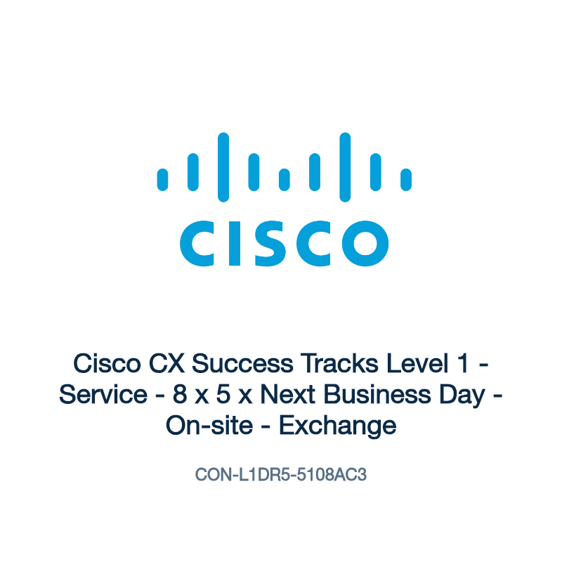 CON-L1DR5-5108AC3: Cisco CX Success Tracks Level 1