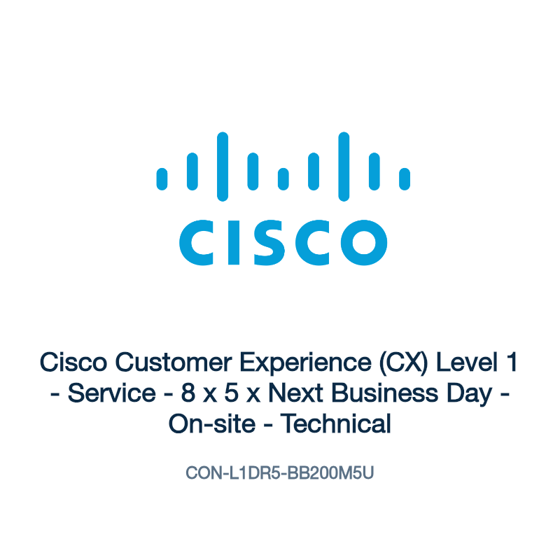 CON-L1DR5-BB200M5U: Cisco Customer Experience (CX) Level 1