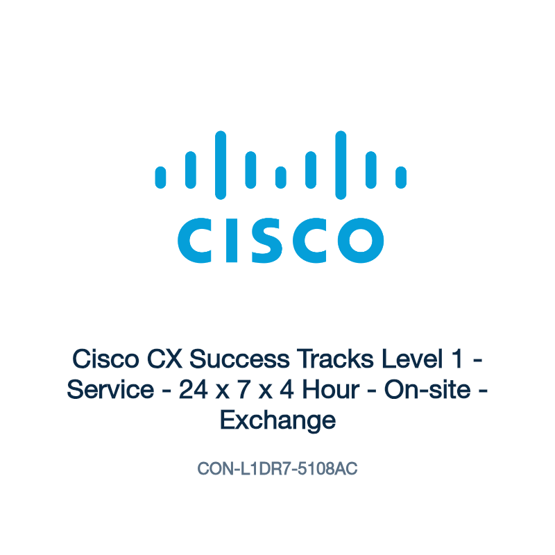 CON-L1DR7-5108AC: Cisco CX Success Tracks Level 1