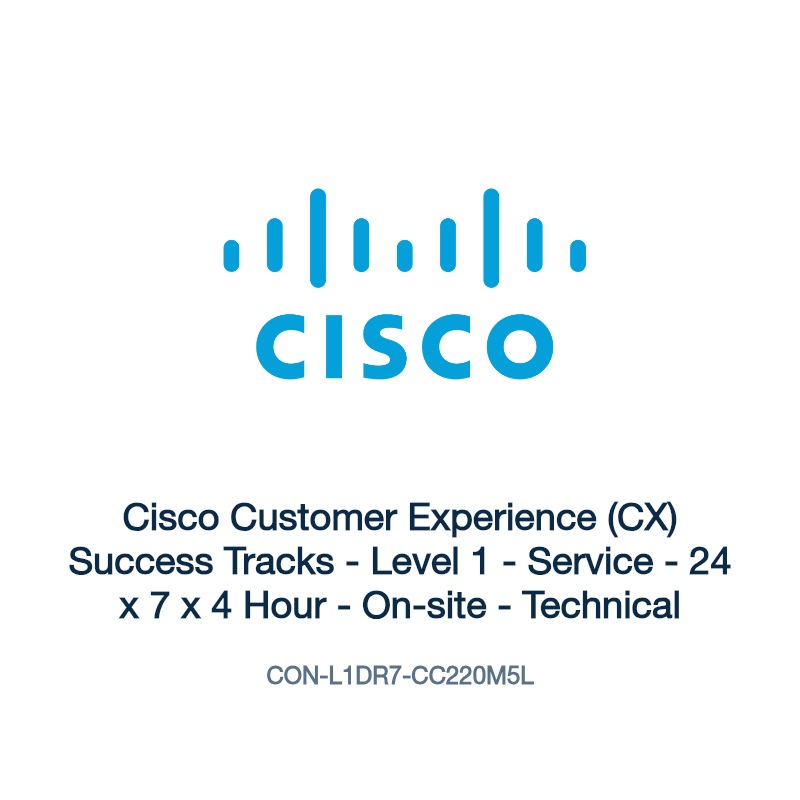 CON-L1DR7-CC220M5L: Cisco Customer Experience (CX) Success Tracks