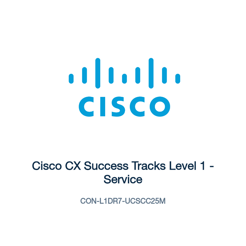 CON-L1DR7-UCSCC25M: Cisco CX Success Tracks Level 1